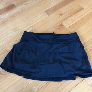 Black tennis skirt from Lululemon